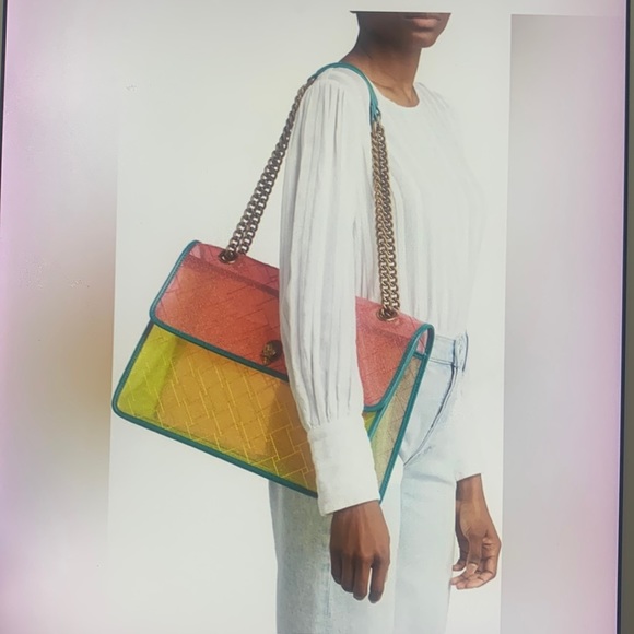 Kurt Geiger London XXL Kensington Vinyl Convertible Shoulder Bag - Picture 3 of 17